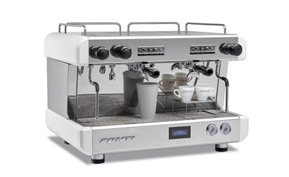 Conti CC100 2 groeps espressomachine +  Pid syst.  wit