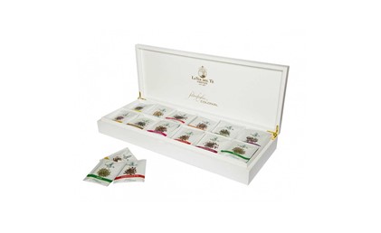 Theedoos 12 vaks wit