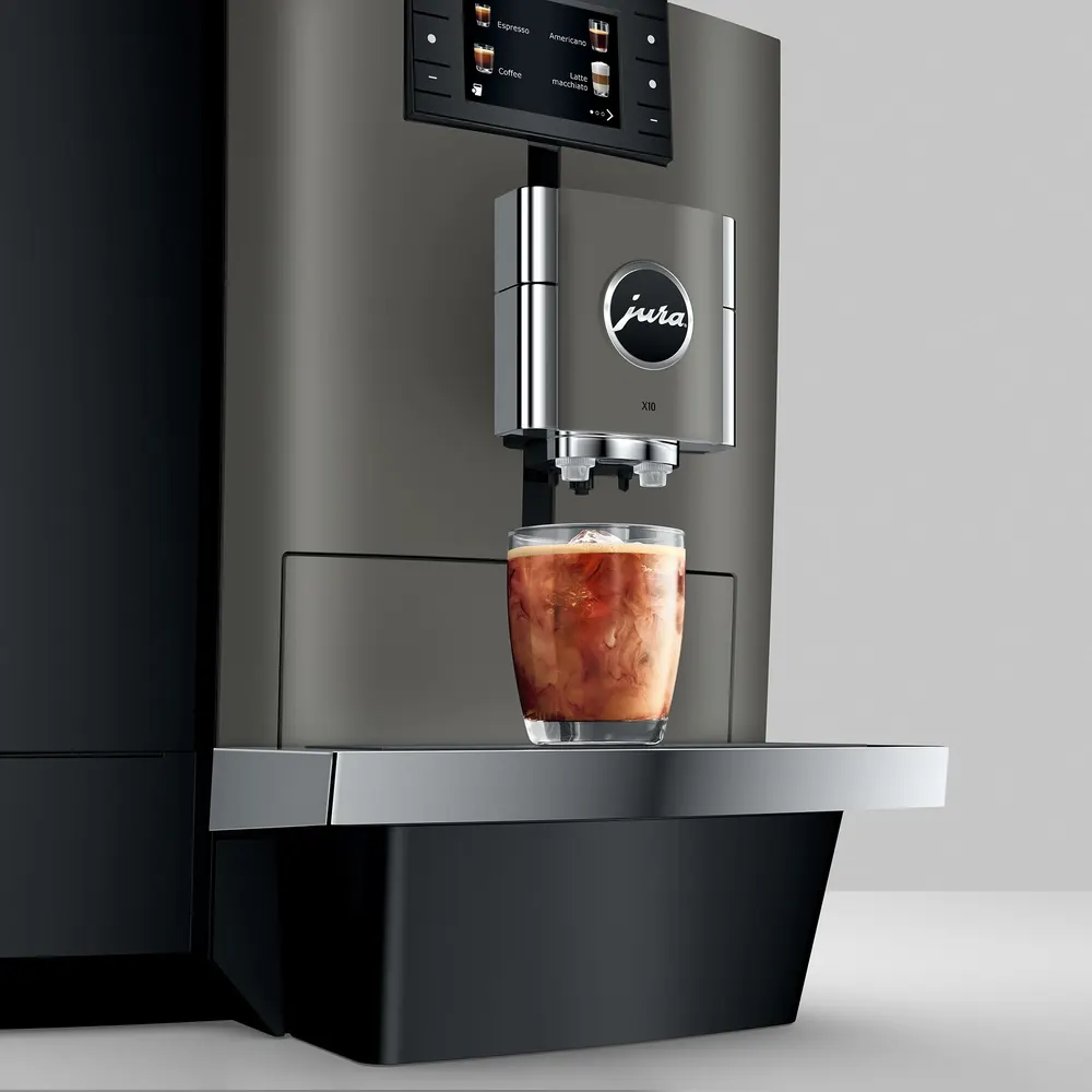 Jura X10 zet een koude koffiespecialiteit