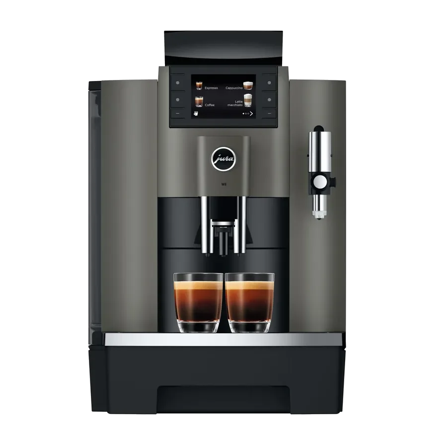 Jura W8 Dark Inox compacte professionele volautomaat